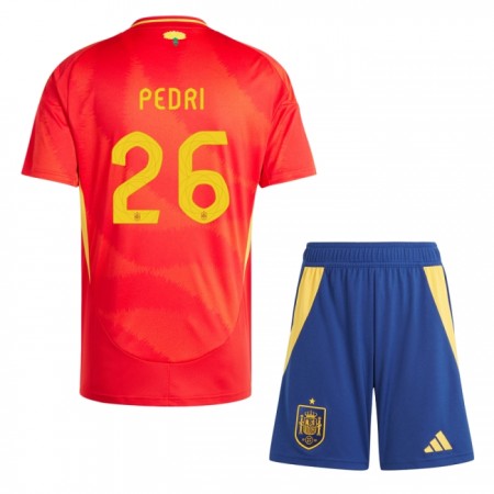 Camisolas Espanha Pedri 26 Criança Euro 2024 1º Equipamento Principal Manga Curta Camisolas Espanha Pedri 26 Criança Euro 2024 1º Equipamento Principal Manga Curta